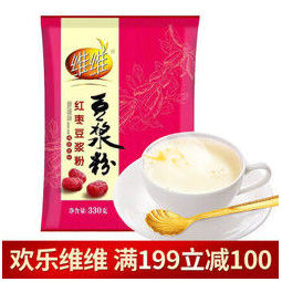 维维 红枣豆浆粉 330g *13件 70.4元(合5.42元/件)