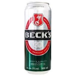 贝克(beck"s)啤酒 500ml*24听 德国进口 整箱装 95.04