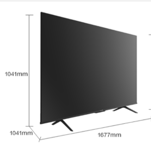hisense海信e3fpro系列75e3fpro75英寸4k超清智能电视5499元