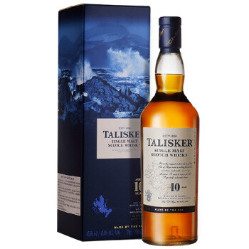 talisker泰斯卡10年苏格兰斯凯岛单一麦芽威士忌700ml233元