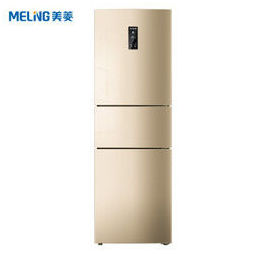 美菱(meling)219升 三门小型电冰箱多门 风冷无霜 节能静音 电脑控温