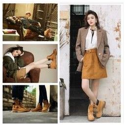 timberland 添柏岚经典款女鞋牛皮防水大黄靴 10361w