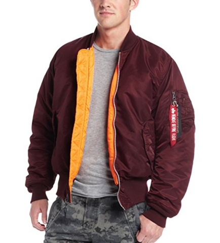 alpha industries 阿尔法工业 ma-1 男士飞行员夹克