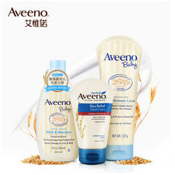 京东plus会员 aveeno 艾惟诺礼盒装(洗发沐浴二合一236ml 倍护润肤乳