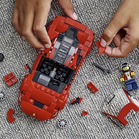 lego 乐高 赛车系列 76895 法拉利f8 tributo *3件 427元(合142.
