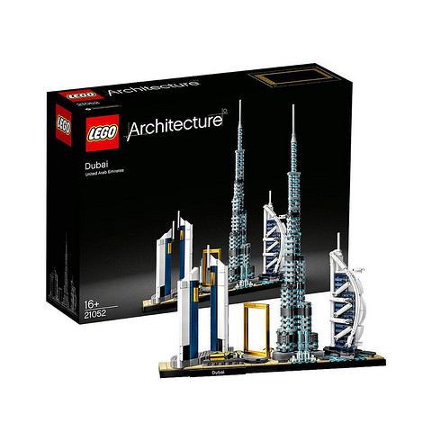 lego 乐高 architecture建筑系列 21052 迪拜天际线