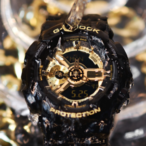 casio 卡西欧 主题系列 ga-110gb-1a 男士电子手表 51.