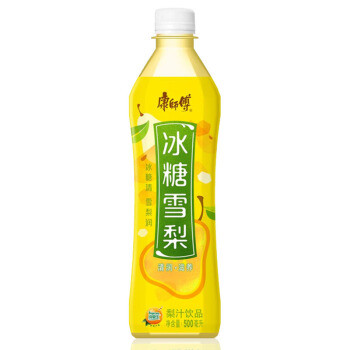 康师傅冰糖雪梨500ml15瓶16瓶随机发放果汁果味饮料整箱5件1455元合