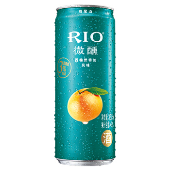 锐澳(rio)鸡尾酒 微醺系列 3度 330ml*8罐(4种口味) *