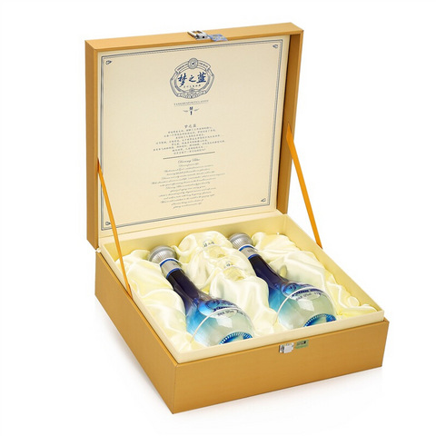 洋河蓝色经典梦之蓝m152度礼盒装白酒500ml2瓶口感绵柔浓香型679元