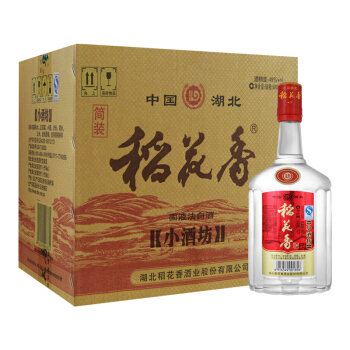 稻花香 白酒 45度浓香型 小酒坊 500ml*12瓶 整箱装