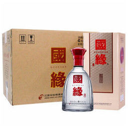 今世缘 白酒 国缘单开 柔雅型 42度 500ml*6瓶 整箱装