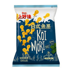 上好佳 日式鱼果 海苔口味80g 膨化食品零食*3件 16.59元(合5.