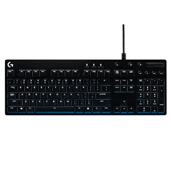 logitech 罗技 g610 104键 有线机械键盘 黑色 cherry