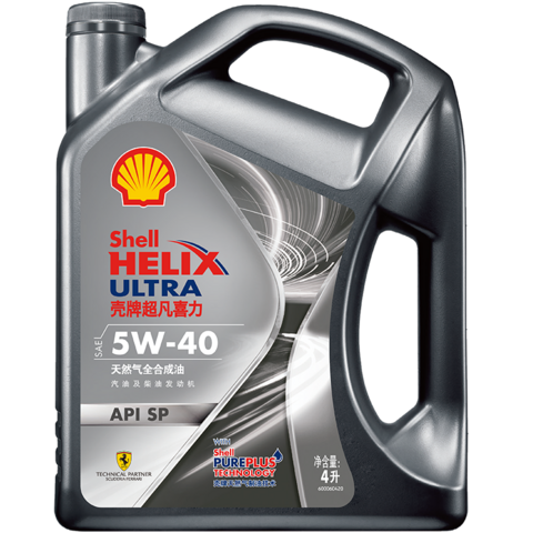 shell 壳牌 超凡喜力系列 都市光影版 车用润滑油 5w-40 sp 4l