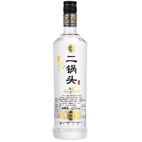 牛栏山二锅头白酒特制1052度整箱装700ml6瓶清香型2件2955元合14775