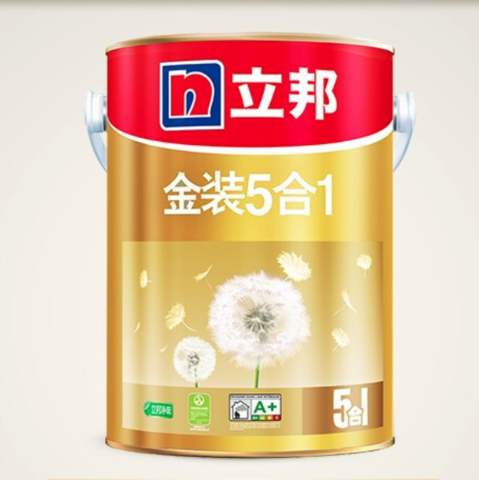 nipponpaint立邦金装净味五合一内墙乳胶漆5l259元