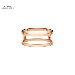 丹尼尔惠灵顿(danielwellington)dw戒指饰品简约玫瑰金男女对戒双环
