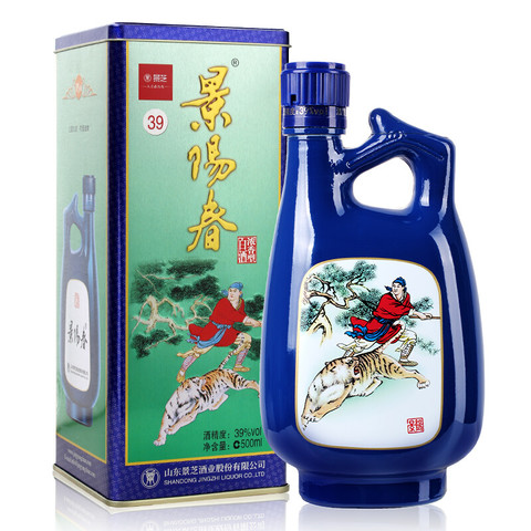 景芝新品 景阳春 39度 500ml*6瓶 整箱白酒