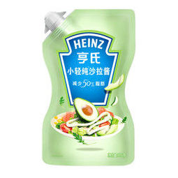 亨氏(heinz) 沙拉酱 小轻纯沙拉酱 脂肪减半 蔬菜水果