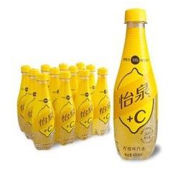怡泉schweppesc柠檬味汽水碳酸饮料500ml400ml12瓶整箱装可口可乐公司