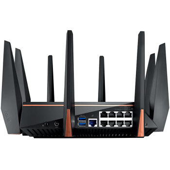 asus 华硕 gt-ac5300 电竞路由器(4×4 mu-mimo,8lan)