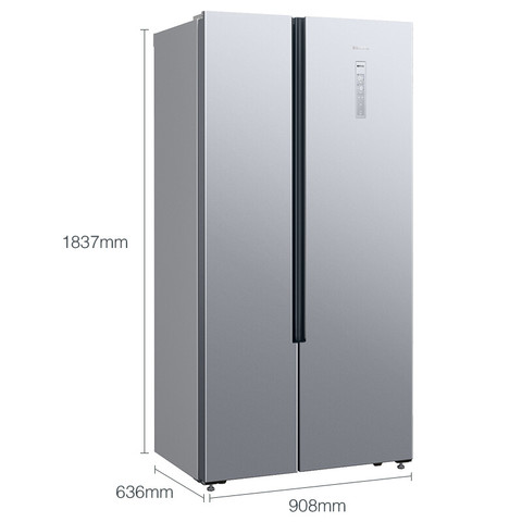 西门子(siemens) 500升 变频风冷无霜对开门冰箱(银色) bcd-500w(kx50