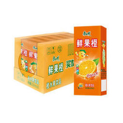 康师傅 鲜果橙250ml*12盒 整箱装 橙味饮料 果汁 橙汁 果味饮料 11.