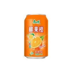 康师傅 鲜果橙310ml*12罐 整箱装 橙味饮料 果汁 橙汁 果味饮料 14.