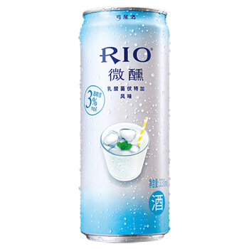 锐澳(rio)洋酒 预调 鸡尾酒 果酒 微醺系列 3度 330ml