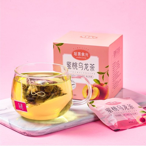 悠客食光 蜜桃乌龙茶 4g*10包