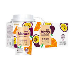 香飘飘奶茶 meco蜜谷乳酸菌风味果茶 百香橙橙口味300ml*8杯 0脂肪