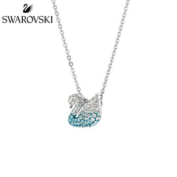 swarovski施华洛世奇5512094蓝色渐变天鹅项链小号799元