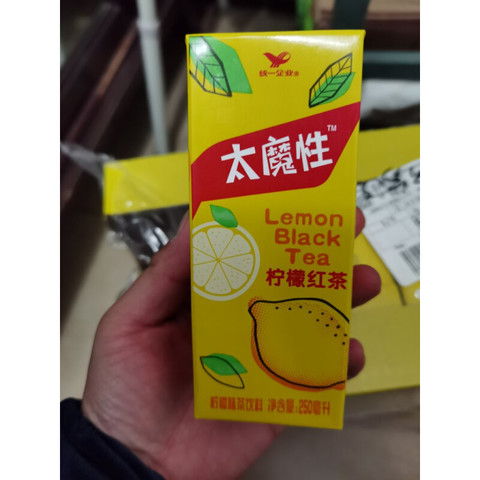 统一 太魔性 柠檬红茶 网红茶 经典柠檬茶风味饮品 250ml*24盒 14.