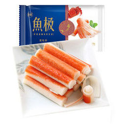 京东plus会员: 海欣鱼极 蟹味棒 130g 火锅烧烤食材丸子 10.