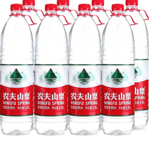 农夫山泉天然水1.5l*12箱装 家庭用水 饮用水 28.72元(需买2件,共57.