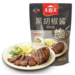 大喜大 黑胡椒酱调味酱 100g 4.14元(需买16件,共66.2元)