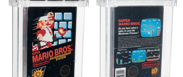 史上最贵游戏？《超级马里奥兄弟》NES卡带卖出433万天价