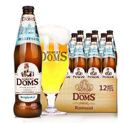 多玛斯 乌克兰进口啤酒 doms白啤酒500ml*12瓶装 79元