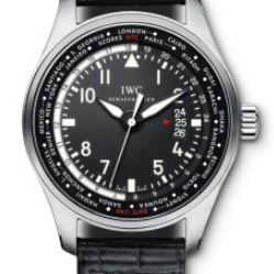 iwc万国iw326201男士机械手表45mm黑盘48599元
