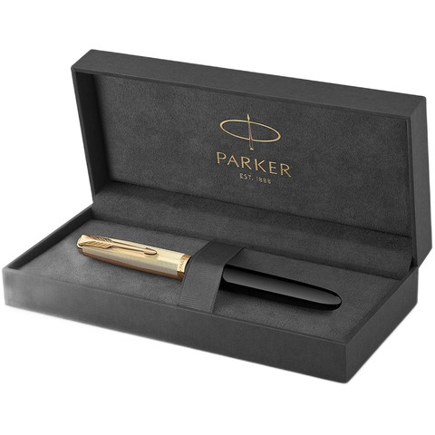 parker派克51复刻版钢笔18kf尖