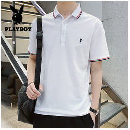 () polo衫男翻领夏季短袖t恤衣服打底衫时尚男士上衣套头男装衣服 syz