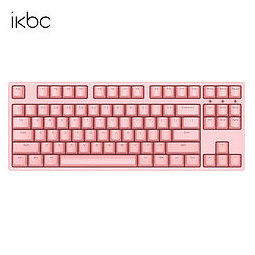 ikbc87机械键盘有线游戏樱桃cherry轴电脑外设笔记本数字办公自营c104