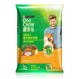 dog chow 康多乐 鸡肉肝蔬菜 全犬种成犬粮 8kg 100元