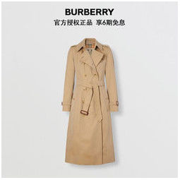 burberry 博柏利 女士蜂蜜色切尔西版型长款 heritage trench风衣