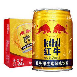 red bull 红牛 维生素风味饮料250ml*24罐/箱运动功能饮料补充能量