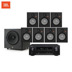 jbl 杰宝 studio 2 8iw 天龙x1500 音响 音箱 家庭影院 7.