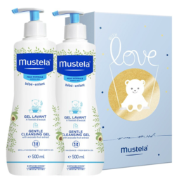 mustela 妙思乐 婴幼儿洗发沐浴露二合一 500ml 2瓶装