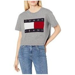 tommy hilfiger 汤米·希尔费格 女式经典短版 t 恤 133.19元