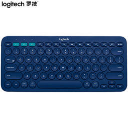logitech 罗技 k380 79键 蓝牙薄膜键盘 蓝色 无光